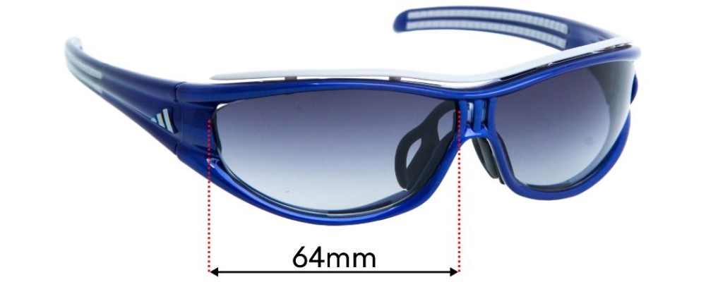 Adidas A127 Evil S 64mm Replacement Lenses