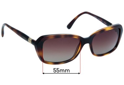 Vogue VO2964-SB Replacement Lenses 55mm wide 