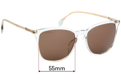 Gucci GG0547SK Replacement Lenses 55mm wide 