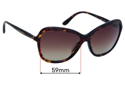 Dolce & Gabbana DG4297  Replacement Lenses 59mm wide 