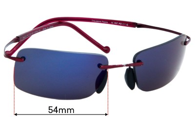 Maui Jim MJ517 Thousand Peaks (Small Lens Type) Replacement Lenses 54mm wide 