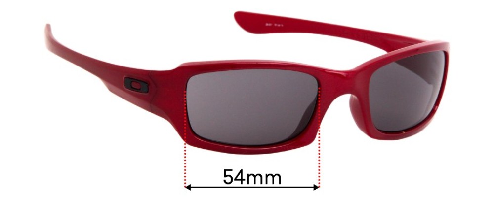 1) Squared Replacement Lenses 54mm 