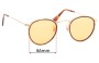 Sunglass Fix Replacement Lenses for Ray Ban B&L W1675 - 46mm Wide 