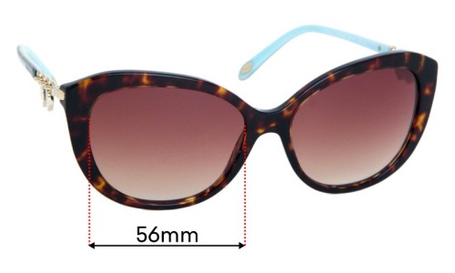 Sunglass Fix Replacement Lenses for Tiffany & Co TF 4130 - 56mm Wide 