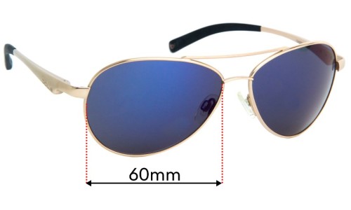 Sunglass Fix Replacement Lenses for Bolle Cassis  - 60mm Wide 