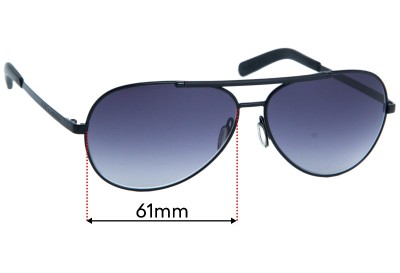 Dolce & Gabbana DG2141  Replacement Lenses 61mm wide 