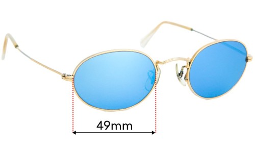 Sunglass Fix Replacement Lenses for Ray Ban B&L RB3547  - 49mm Wide 