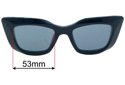 SFx Replacement Sunglass Lenses fits Louis Vuitton Z0350W - 64mm Wide