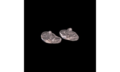 13mm D Shape Screw In Silicone Nose Pads  