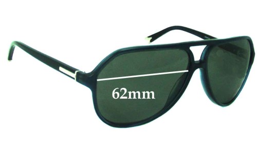 Sunglass Fix Replacement Lenses for Dolce & Gabbana DG4102 - 62mm Wide 