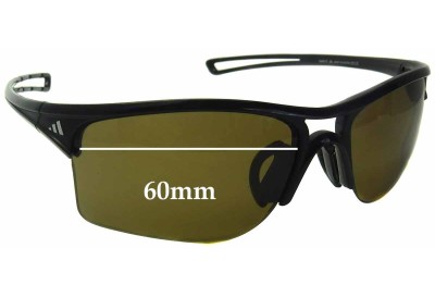 Adidas A405 Raylor S Replacement Lenses 60mm wide 