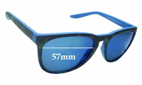 Sunglass Fix Replacement Lenses for Arnette Go Time AN4227 - 57mm Wide 