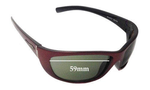 Sunglass Fix Replacement Lenses for Arnette Player AN4073 - 59mm Wide 