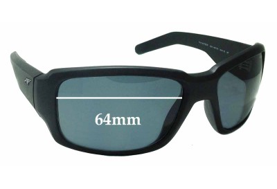 Arnette Racketeer AN4201 Replacement Lenses 64mm wide 