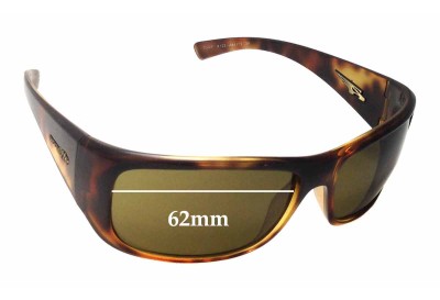 Arnette Snap AN4123 Replacement Lenses 62mm wide 