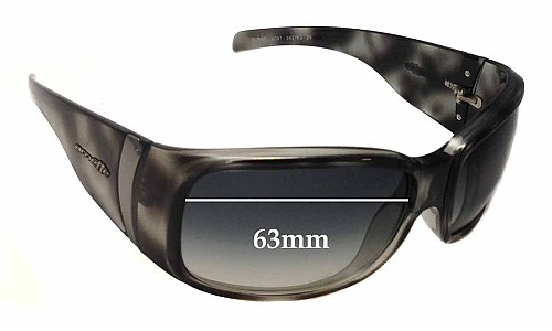 Sunglass Fix Replacement Lenses for Arnette Surge AN4097 - 63mm Wide 
