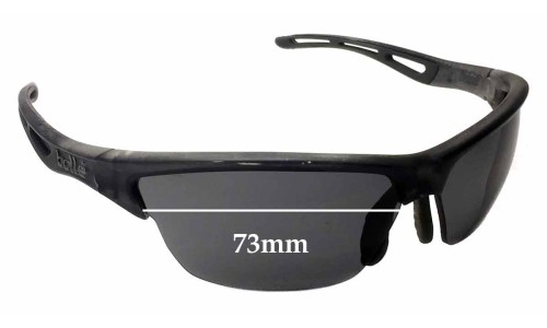 Sunglass Fix Replacement Lenses for Bolle Tempest - 73mm Wide 