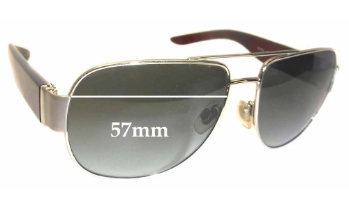 Sunglass Fix Replacement Lenses for Burberry B 3042 - 57mm Wide 
