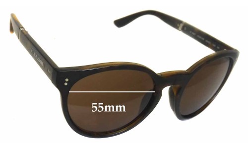 Sunglass Fix Replacement Lenses for Burberry B 4221 - 55mm Wide 