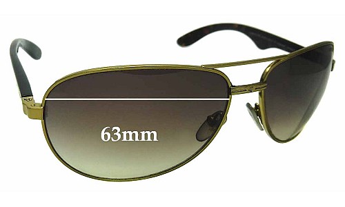 Sunglass Fix Replacement Lenses for Carrera 6006 - 63mm Wide 