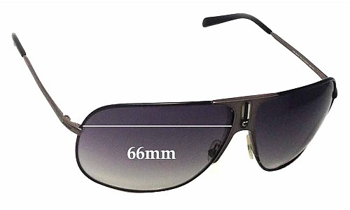 Sunglass Fix Replacement Lenses for Carrera 80S-5 RZZIC - 66mm Wide 