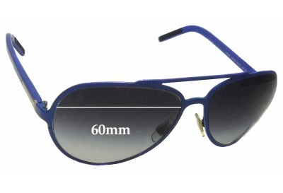 Dolce & Gabbana DG2081 Replacement Lenses 60mm wide 