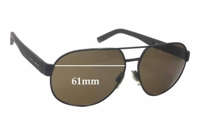 Dolce & Gabbana DG2147 Replacement Lenses 61mm wide 