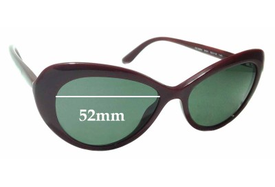 Dolce & Gabbana DG3264 Replacement Lenses 52mm wide 