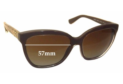 Dolce & Gabbana DG4251 Replacement Lenses 57mm wide 