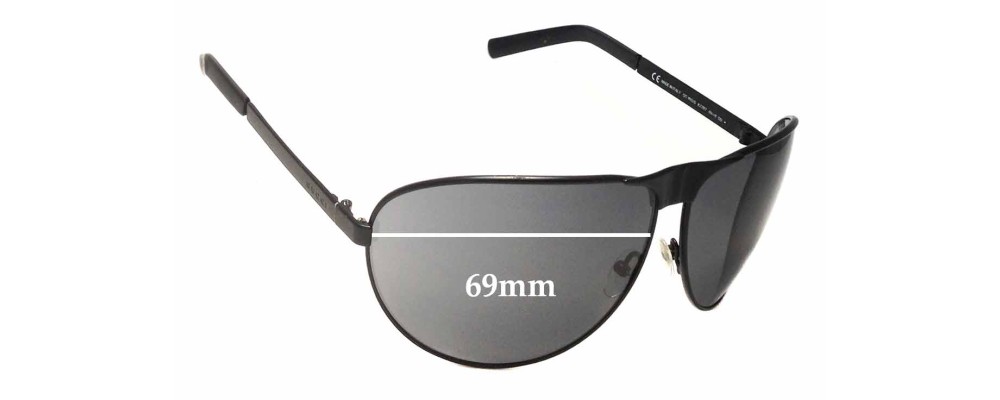 Gucci GG1813/S Replacement Lenses 69mm 