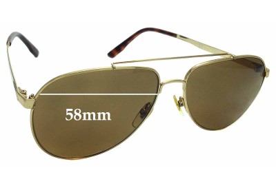 Gucci GG1912/S Replacement Lenses 58mm wide 