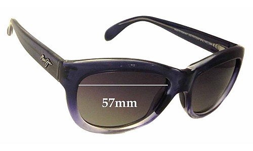 Sunglass Fix Replacement Lenses for Maui Jim MJ270 Kanani - 57mm Wide 