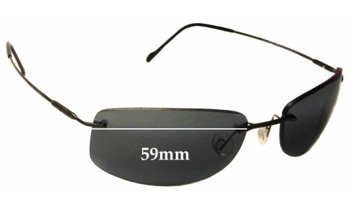 Sunglass Fix Replacement Lenses for Maui Jim MJ450 Lahaina - 59mm Wide 