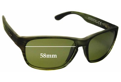 Maui Jim MJ721 Mixed Plate Replacement Lenses 58mm wide 