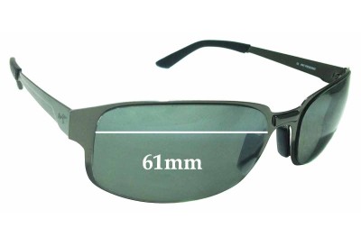Maui Jim MJ505 Topsail Replacement Lenses 61mm wide 