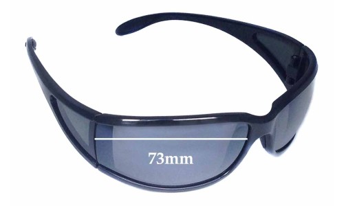 Sunglass Fix Replacement Lenses for Maui Jim MJ444 Offshore - 73mm Wide 