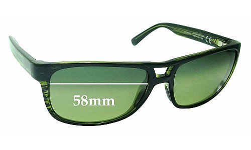 Maui Jim MJ267 Waterways Replacement Lenses 58mm wide 