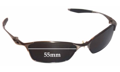 Sunglass Fix Replacement Lenses for Oakley Bracket 8.1 - 55mm Wide 