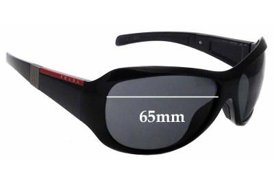 Prada SPS09I & PS09IS Replacement Lenses 65mm wide 