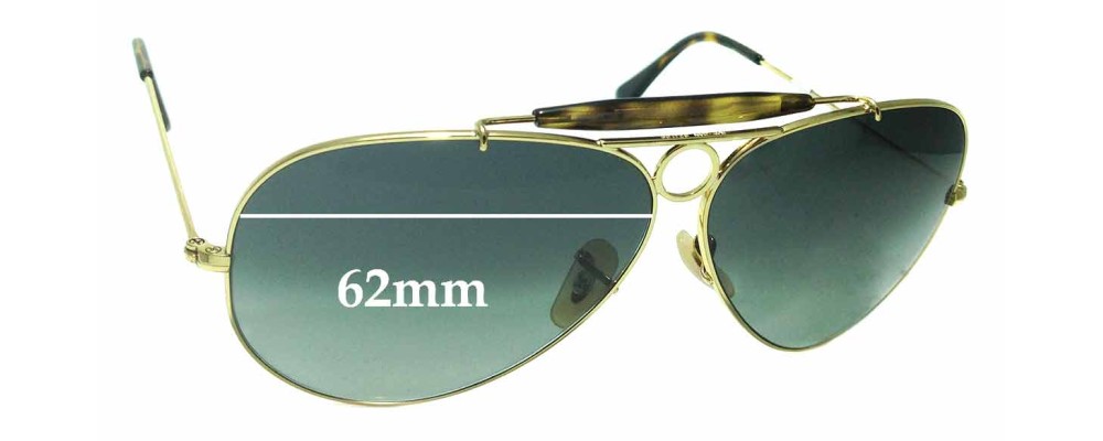 ray ban sunglasses 62mm