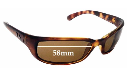 Sunglass Fix Replacement Lenses for Ray Ban RAJ1554AA RC007 - 58mm wide *Please measure your lens as size is not indicated on frames* 
