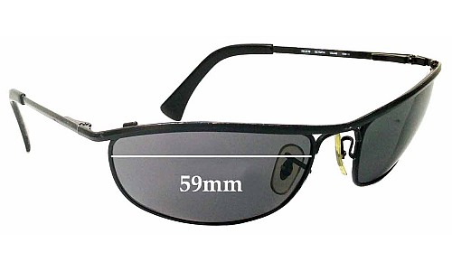 Sunglass Fix Replacement Lenses for Ray Ban RB3119 - 59mm Wide 