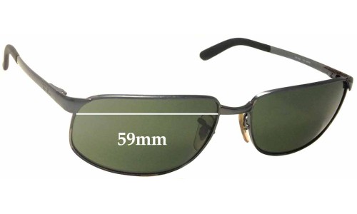 Sunglass Fix Replacement Lenses for Ray Ban RB3221 - 59mm Wide 