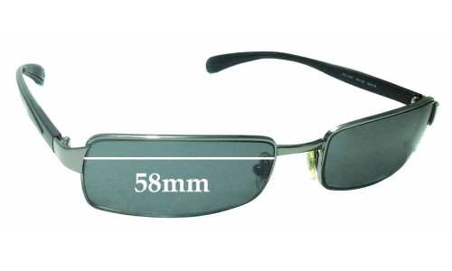 Sunglass Fix Replacement Lenses for Ray Ban RB3246 - 58mm Wide 