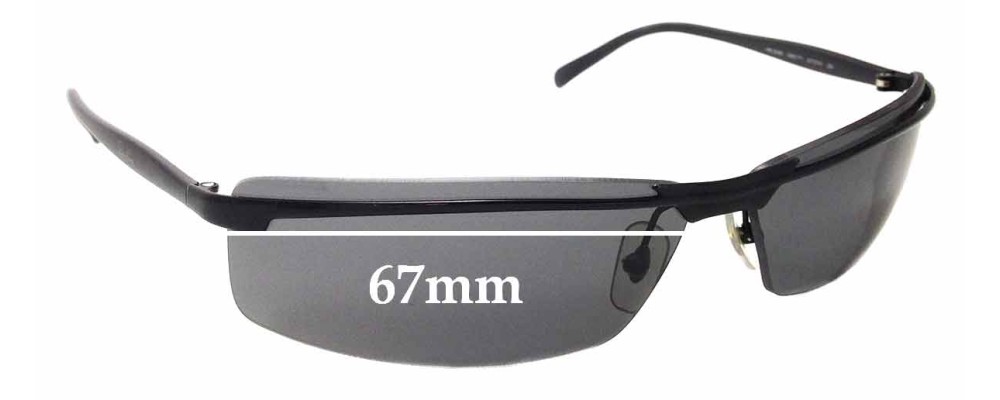 Ray Ban RB3296 Replacement Lenses 67mm 