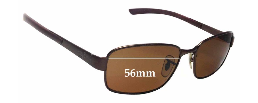 Ray Ban RB3413 Replacement Lenses 56mm 