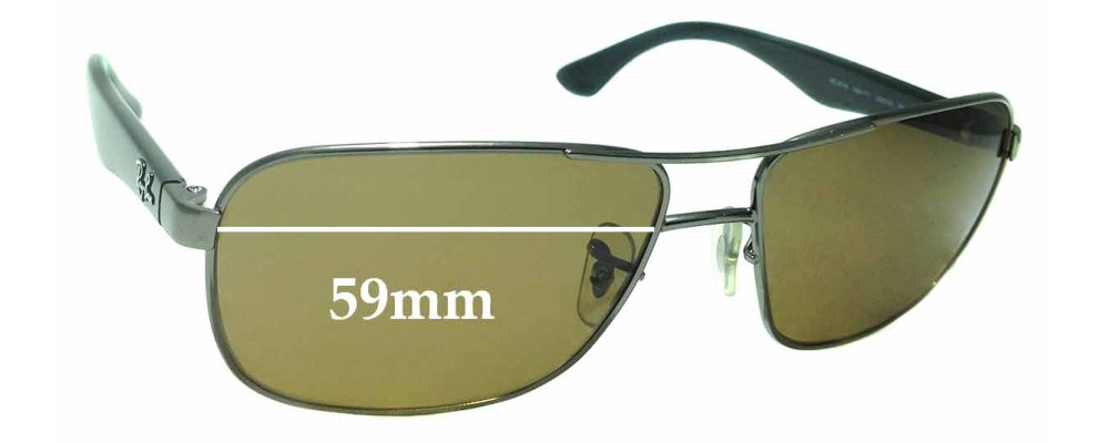 Ray Ban RB3516 59mm Replacement Lenses