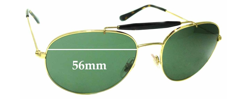 Ray Ban RB3540 Replacement Lenses 56mm 