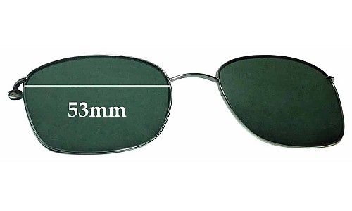 Sunglass Fix Replacement Lenses for Ray Ban RB6042-2502 - 53mm Wide 