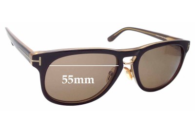 Tom Ford Franklin TF346 Replacement Lenses 55mm wide 